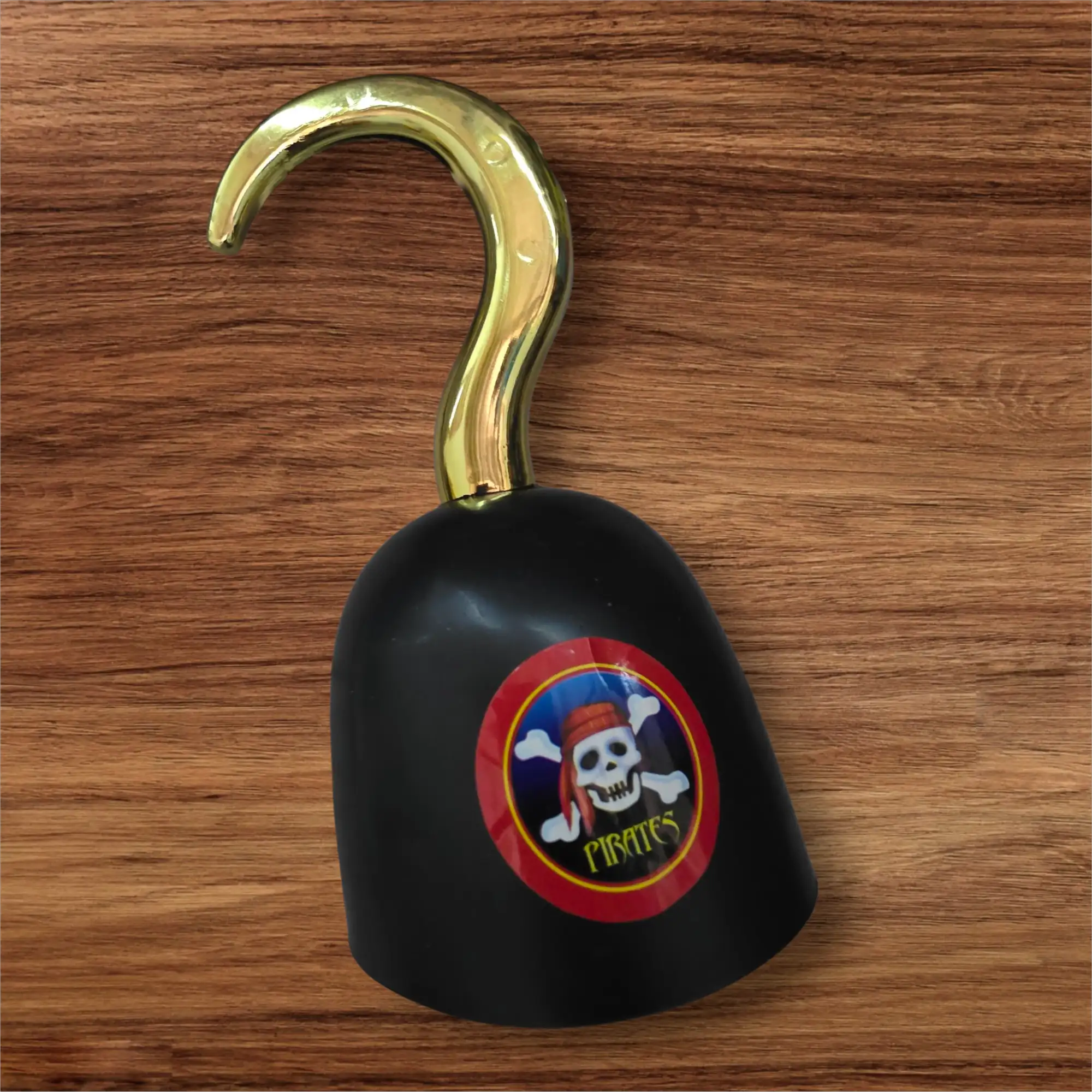 Crochet de pirate NOIR & OR avec motif